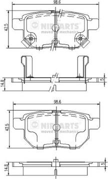 BSG BSG 85-200-024 - Гальмівні колодки, дискові гальма autocars.com.ua