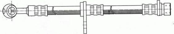 Nipparts J3704053 - Гальмівний шланг autocars.com.ua