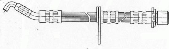 Nipparts J3706021 - Тормозной шланг autodnr.net