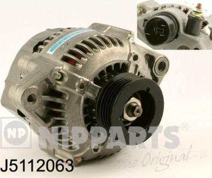 Nipparts J5112063 - Генератор autocars.com.ua