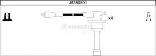 Nipparts J5380501 - Комплект проводов зажигания avtokuzovplus.com.ua