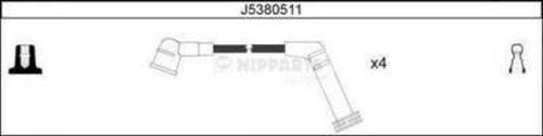 Nipparts J5380511 - Комплект проводов зажигания autodnr.net