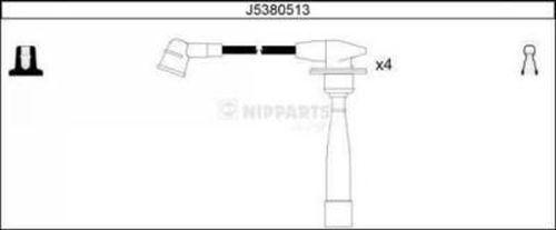 Nipparts J5380513 - Комплект проводів запалювання autocars.com.ua