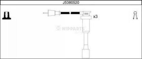 Nipparts J5380520 - Комплект проводів запалювання autocars.com.ua