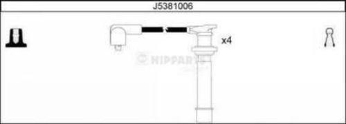 Nipparts J5381006 - Комплект проводов зажигания autodnr.net