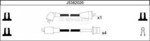 Nipparts J5382026 - Комплект проводов зажигания avtokuzovplus.com.ua