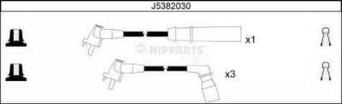 Nipparts J5382030 - Комплект проводов зажигания avtokuzovplus.com.ua