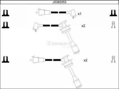 Nipparts J5382053 - Комплект проводів запалювання autocars.com.ua