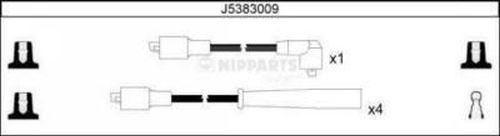 Nipparts J5383009 - Комплект проводів запалювання autocars.com.ua