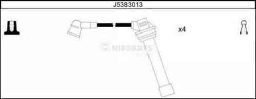 Nipparts J5383013 - Комплект проводов зажигания autodnr.net