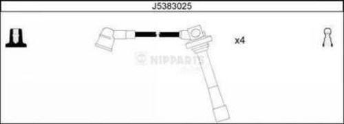 Nipparts J5383025 - Комплект проводов зажигания autodnr.net