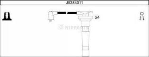 Nipparts J5384011 - Комплект проводів запалювання autocars.com.ua