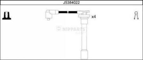 Nipparts J5384022 - Комплект проводів запалювання autocars.com.ua
