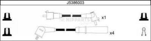 Nipparts J5386003 - Комплект проводів запалювання autocars.com.ua
