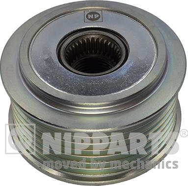 Nipparts N1181016 - Ремінний шків, генератор autocars.com.ua