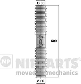 Nipparts N2840906 - Комплект пилника, рульове управління autocars.com.ua