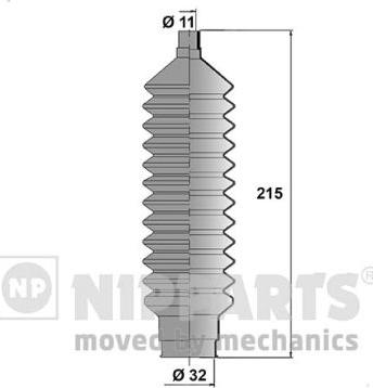 Nipparts N2843022 - Комплект пыльника, рулевое управление autodnr.net