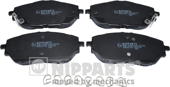 Nipparts N3602159 - Тормозные колодки, дисковые, комплект autodnr.net