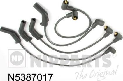 Nipparts N5387017 - Комплект проводів запалювання autocars.com.ua