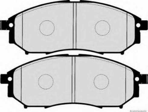 NISSAN D1060-5X00A - Тормозные колодки, дисковые, комплект avtokuzovplus.com.ua