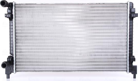 NISSENS 606909 - Радіатор, охолодження двигуна autocars.com.ua