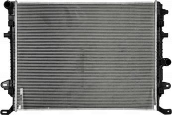 NISSENS 607102 - Радіатор, охолодження двигуна autocars.com.ua