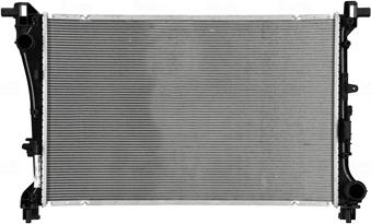 NISSENS 607182 - Радіатор, охолодження двигуна autocars.com.ua