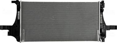 NISSENS 607221 - Радіатор, охолодження двигуна autocars.com.ua