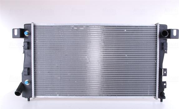 NISSENS 609771 - Радіатор, охолодження двигуна autocars.com.ua