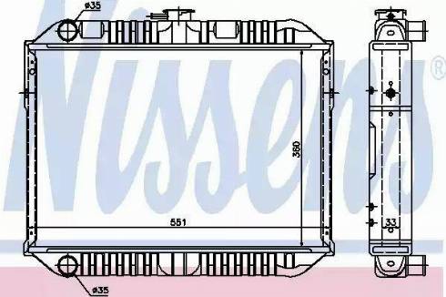 Nissens 62419 - Радиатор, охлаждение двигателя autodnr.net