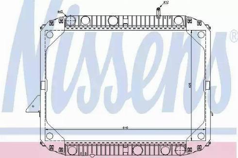 Nissens 62622 - Радіатор, охолодження двигуна autocars.com.ua