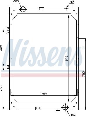 Nissens 62871 - Радіатор, охолодження двигуна autocars.com.ua