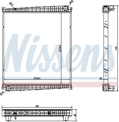 Nissens 6378750 - Радиатор, охлаждение двигателя autodnr.net