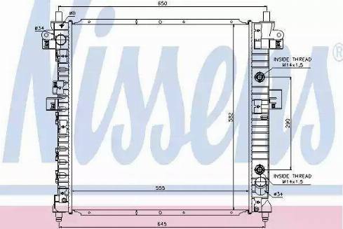 FPS 66 A1420-X - Радіатор, охолодження двигуна autocars.com.ua