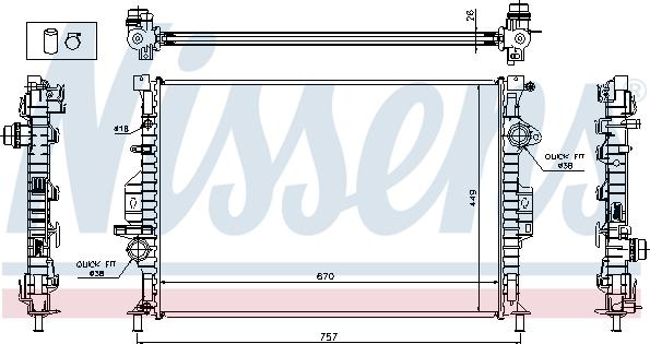 Nissens 65615A - 1 autocars.com.ua