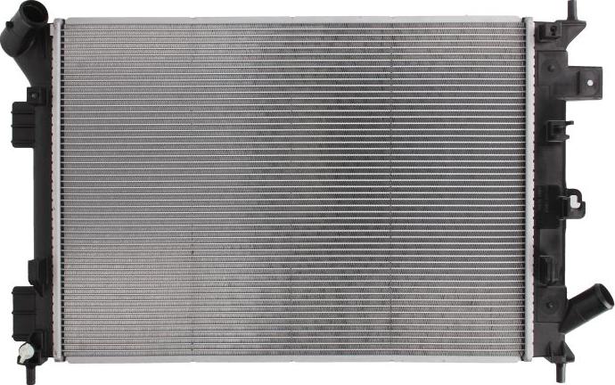 NISSENS 666206 - Радіатор, охолодження двигуна autocars.com.ua