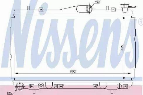 Nissens 67010 - Радиатор, охлаждение двигателя autodnr.net