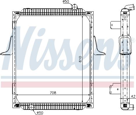 Nissens 67248 - Радиатор, охлаждение двигателя autodnr.net