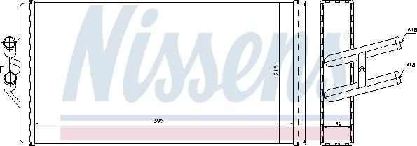 Nissens 72005 - Теплообменник, отопление салона autodnr.net