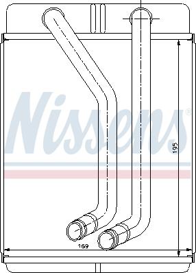 Nissens 77507 - Радіатор опалення autocars.com.ua