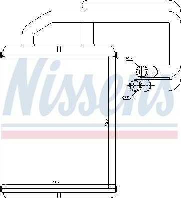 Nissens 77528 - Радіатор опалення autocars.com.ua