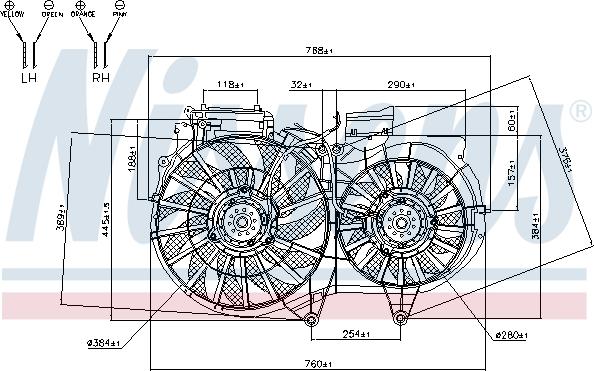 Nissens 85246 - Вентилятор, охолодження двигуна autocars.com.ua