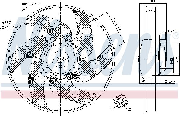 Nissens 85666 - 0 autocars.com.ua