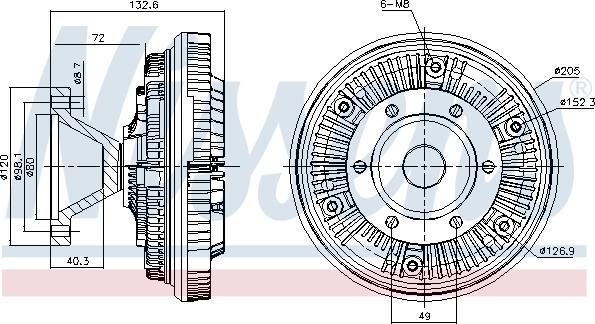 Nissens 86145 - 1 autocars.com.ua