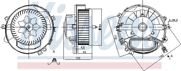 Nissens 87426 - Вентилятор салона avtokuzovplus.com.ua