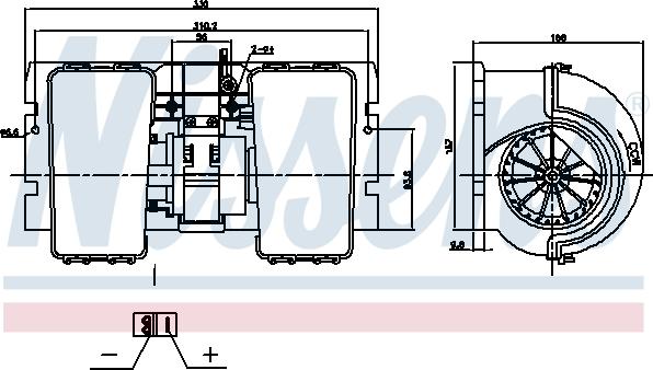 Nissens 87790 - Вентилятор салона avtokuzovplus.com.ua