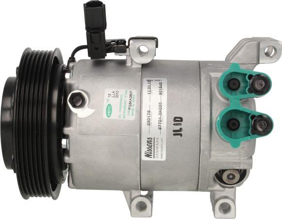 NISSENS 890176 - Компресор, кондиціонер autocars.com.ua