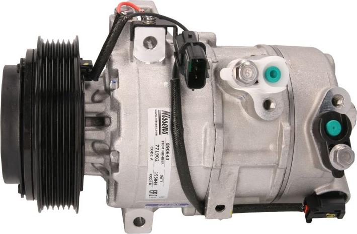 NISSENS 890643 - Компресор, кондиціонер autocars.com.ua