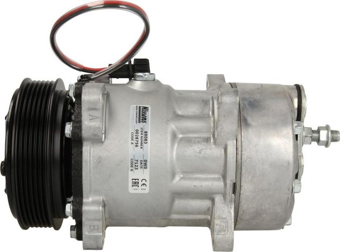 NISSENS 89083 - Компресор, кондиціонер autocars.com.ua