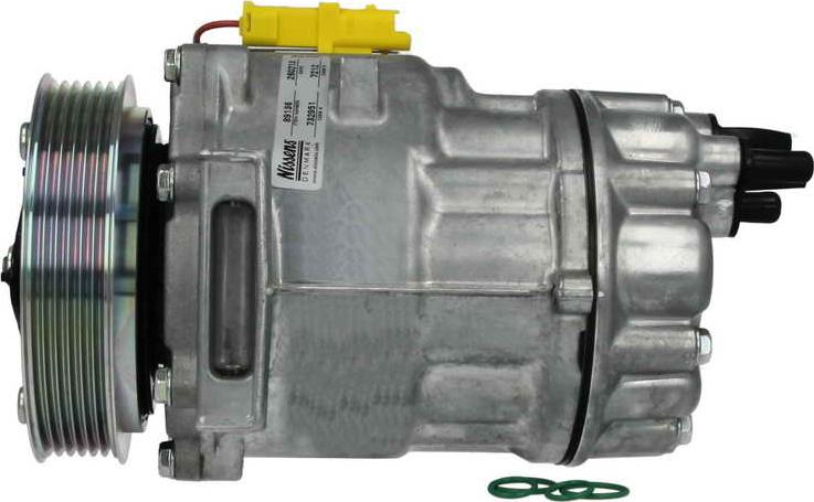 NISSENS 89136 - Компресор, кондиціонер autocars.com.ua